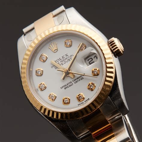 pre owned rolex datejust lady